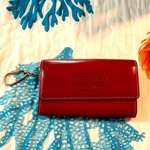 Coach Deep-Red Wallet